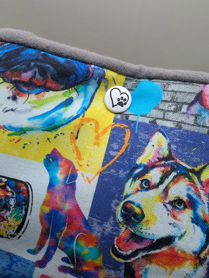 Dogs in the City reader sleeve