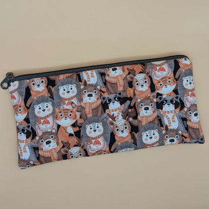 Wildlife Faces Clutch Bags