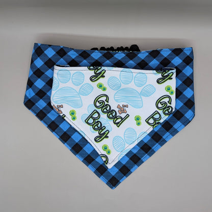 Reversible Scrunchie Bandana- Good Boy
