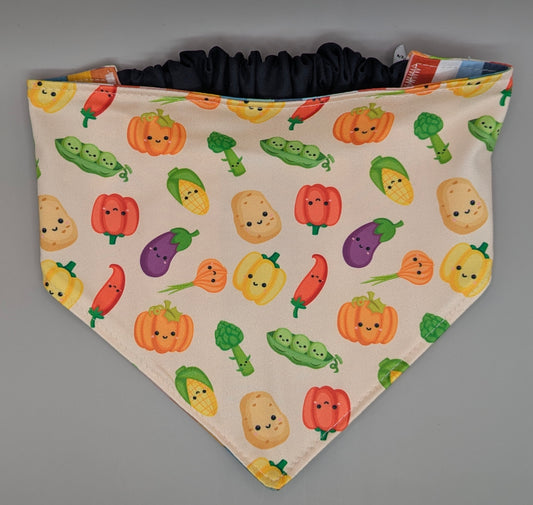 Farmers Market Scrunchie Bandana-reversible