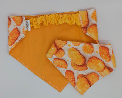 Chicken Nuggets Scrunchie Pet Bandana