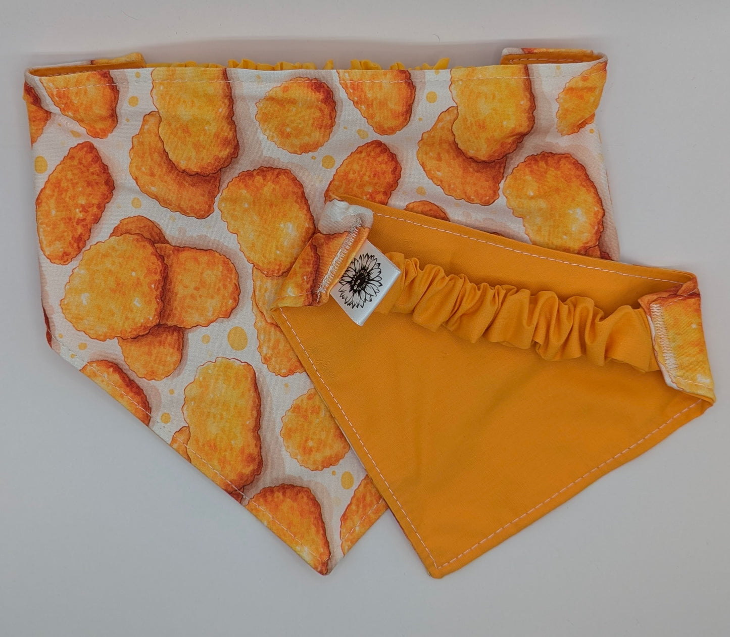 Chicken Nuggets Scrunchie Pet Bandana