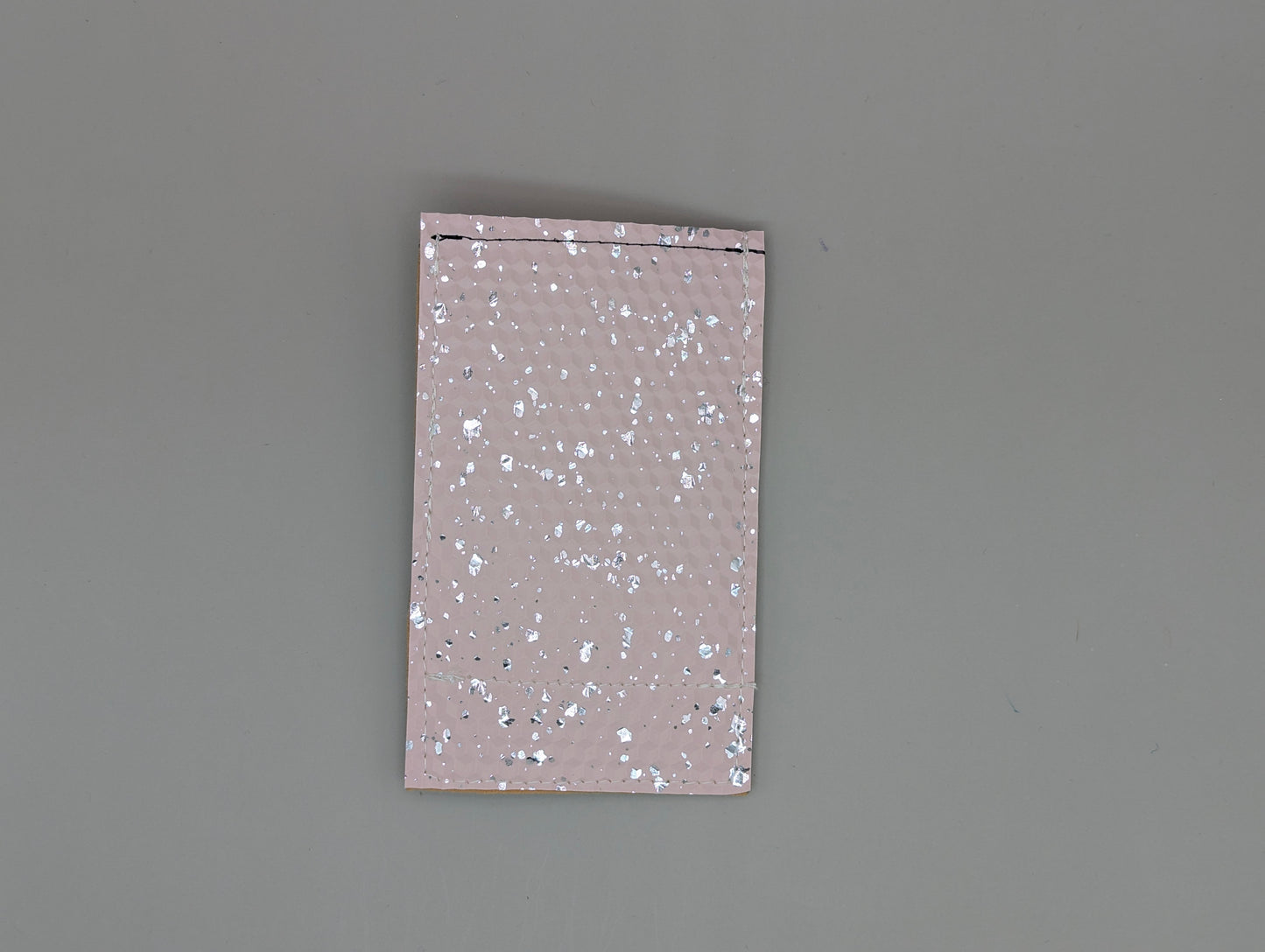 Card wallet /w coin pocket- silver splatter