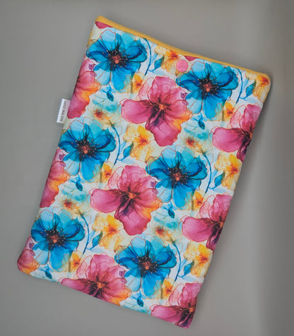 Watercolor Floral reader sleeve