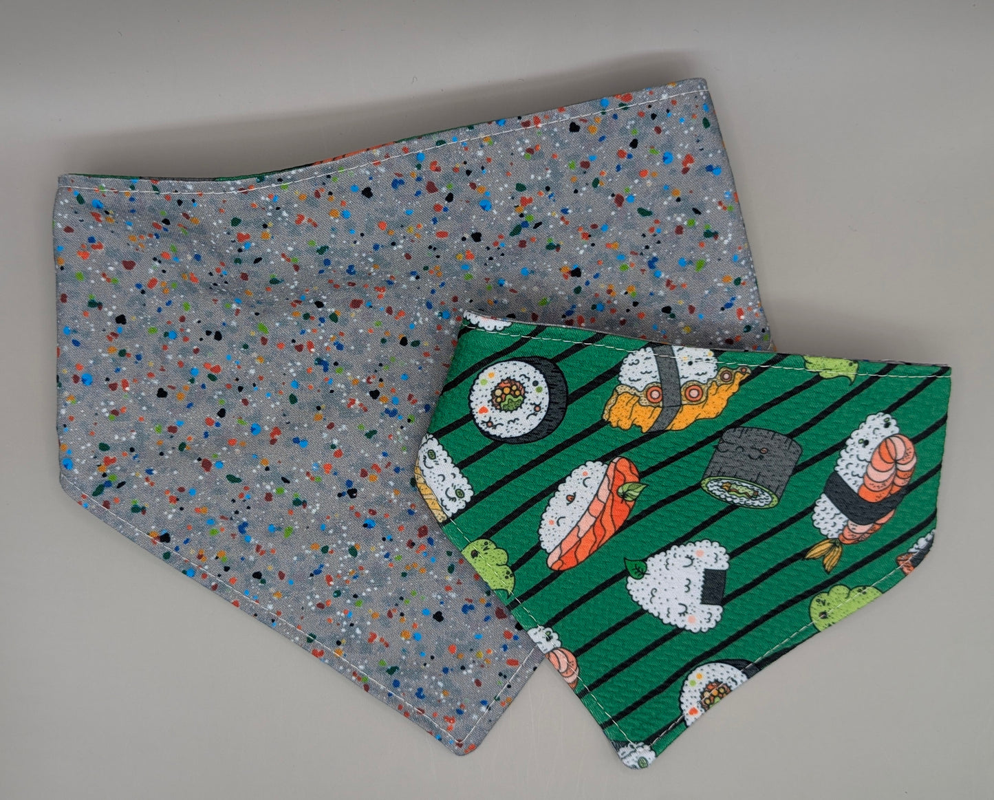 Sushi Scrunchie Bandana-reversible