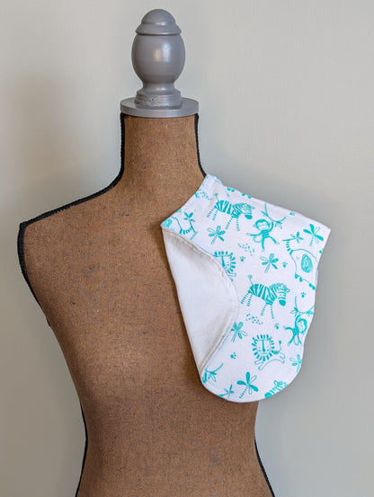 Zoo Animals Burp Cloth