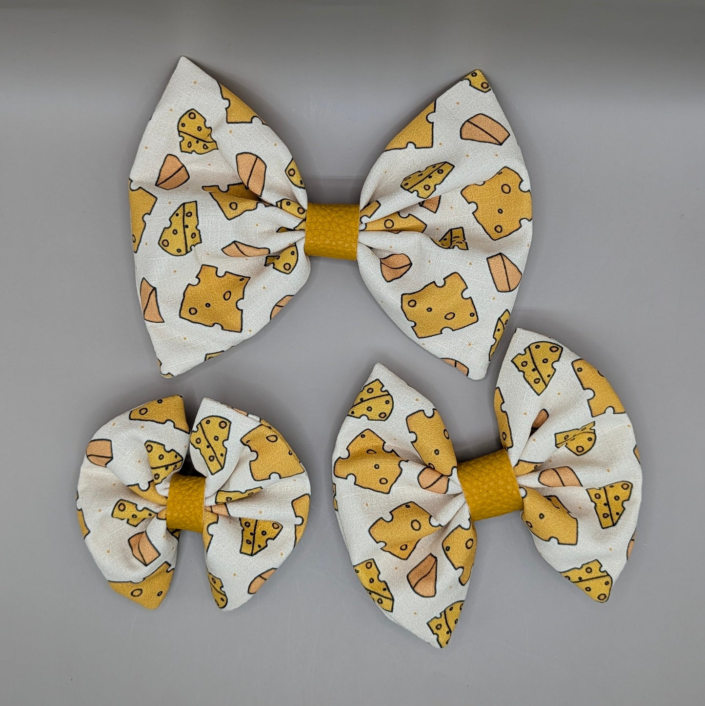 Bellie Bear Bows - Cheese