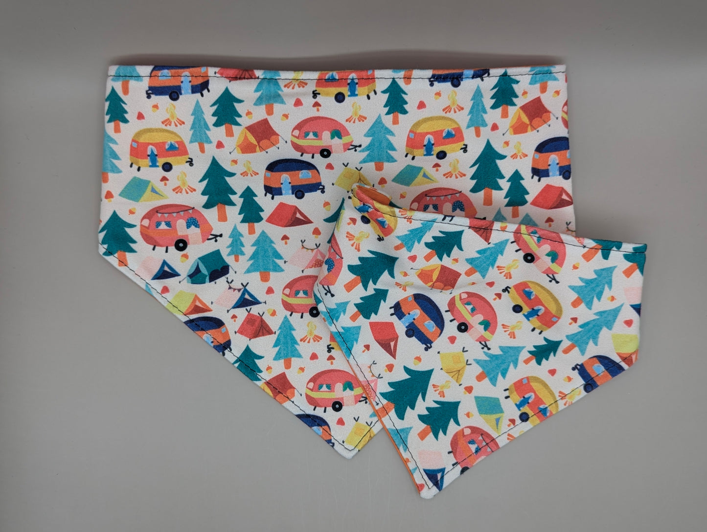 Happy Camper Scrunchie Pet Bandana
