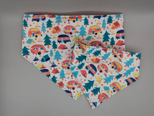 Happy Camper Scrunchie Pet Bandana