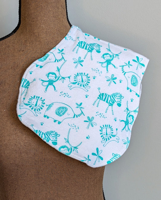 Zoo Animals Burp Cloth