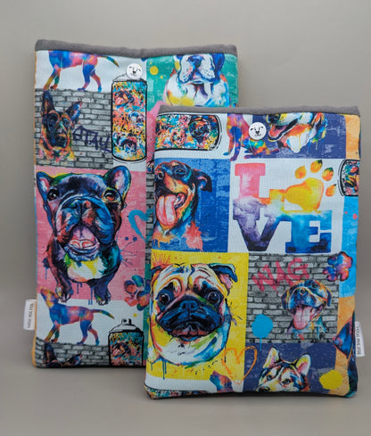 Dogs in the City reader sleeve