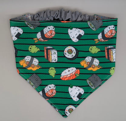 Sushi Scrunchie Bandana-reversible