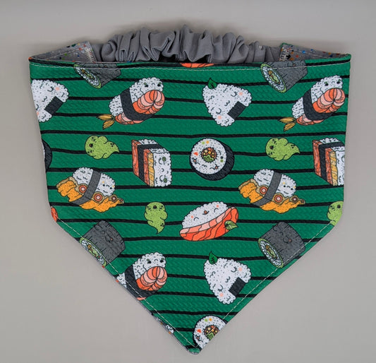 Sushi Scrunchie Bandana-reversible