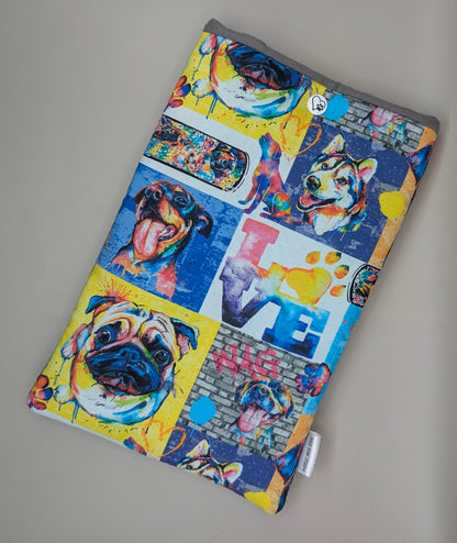 Dogs in the City reader sleeve