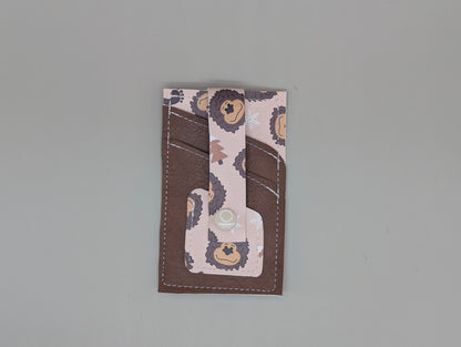 Card wallet /w coin pocket- Cute Bigfoot