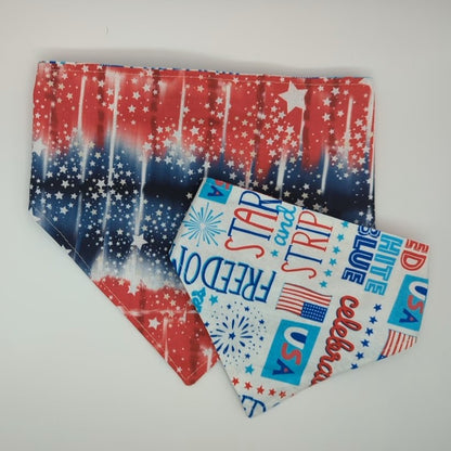 RWB Marble Scrunchie Bandana-reversible