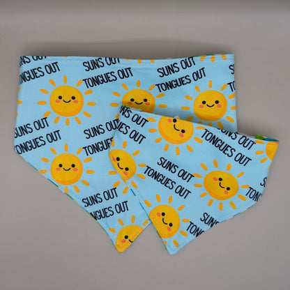 Reversible Scrunchie Bandana- Tongues Out