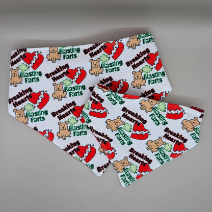 Scrunchie Bandanas (single side)- Blasting Farts